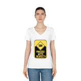 Women's Evoker V-Neck T-Shirt - Proceed With Respect